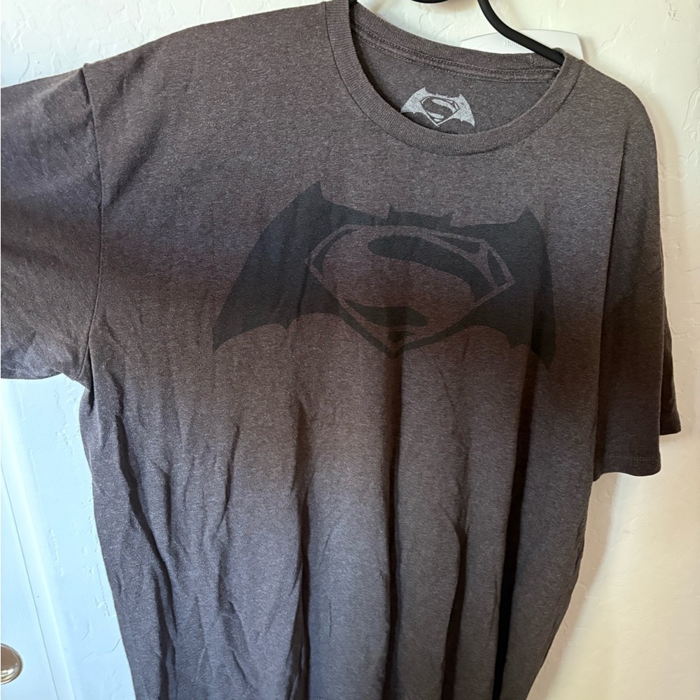 Batman Logo Men's Dark Gray T-Shirt
